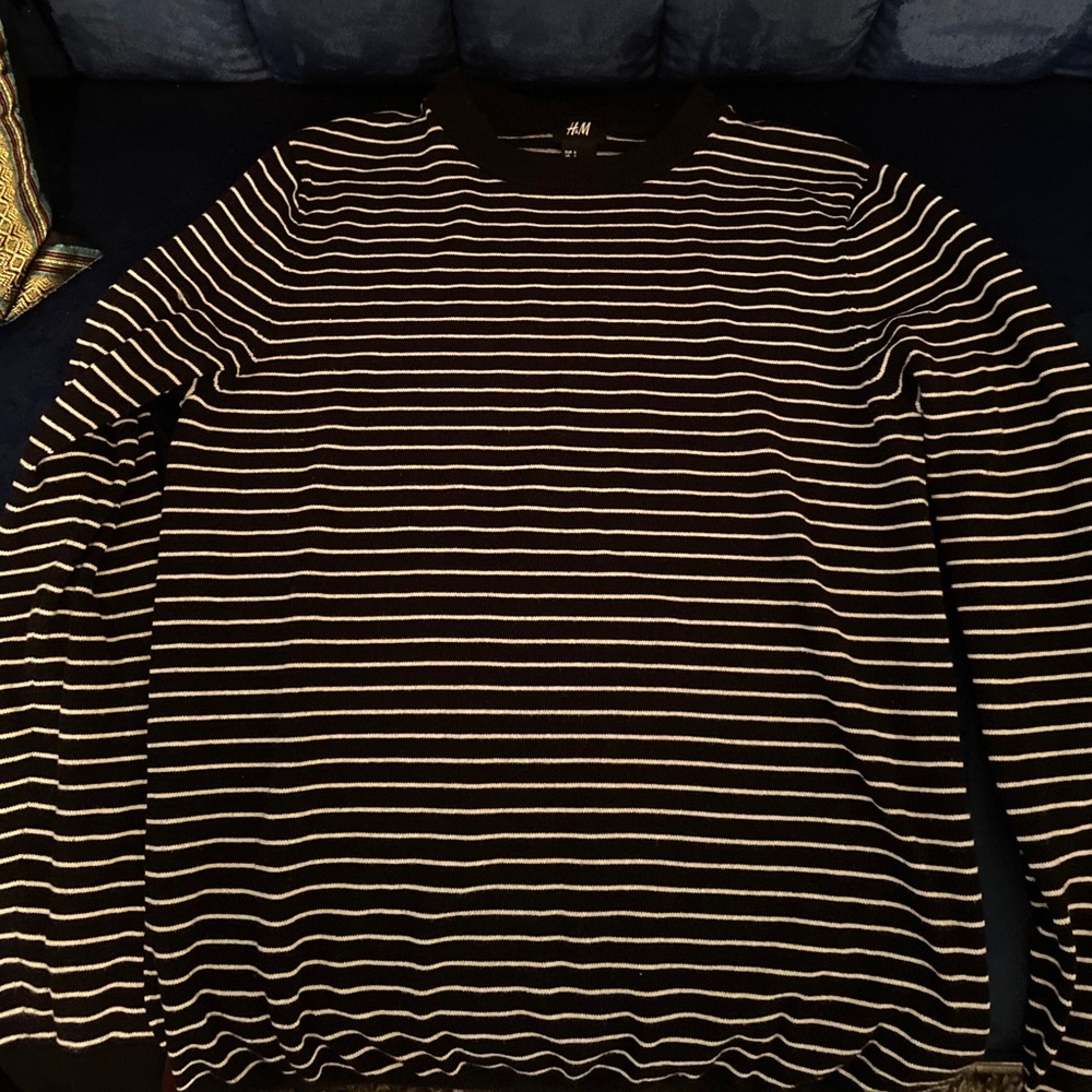 H&M boyfriend stripped sweater